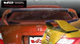 2006-2008 Honda Civic 2dr FRP Techno R Trunk Spoiler Wing w/ Carbon - VIS-06HDCVC2DTNR-003C