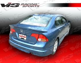 2006-2011 Honda Civic 4dr Fuzion Style Rear Lip by ViS - 06HDCVC4DFUZ-012