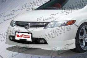 2006-2008 Honda Civic 4dr Techno R Poly Urethane Front Lip by ViS - VIS-06HDCVC4DTNR1-011P