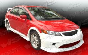 2006-2008 Honda Civic 4dr FRP 8pc Type R Concept Body Kit by ViS - VIS-06HDCVC4DTRCF-099