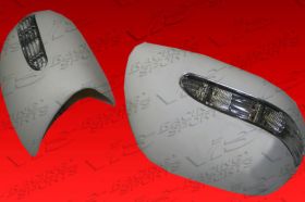 2006-2009 Honda Civic 4dr FRP VIP Mirror Covers by ViS - VIS-06HDCVC4DVIP-014