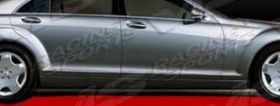 2007-2008 Mercedes S-Class W221 4dr Euro Tech FRP Side Skirts by ViS - VIS-07MEW2214DET-004