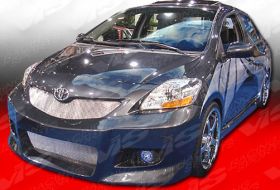2007-2008 Toyota Yaris 4dr VIP Side Skirts by ViS - VIS-07TYYAR4DVIP-004