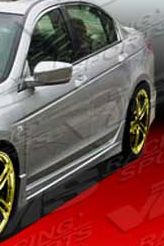 2008-2009 Honda Accord 4dr Techno R Poly Urethane Side Skirts by ViS - VIS-08HDACC4DTNR-004P