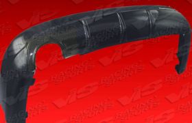 2007-2010 Mercedes W204 4dr Carbon Fiber Rear 1/2 Bumper by ViS - VIS-08MEW2044DC63-012C