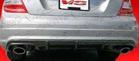 2007-2010 Mercedes W204 4dr AMG DTM Carbon Fiber Rear Diffuser - VIS-08MEW2044DDTM-032C