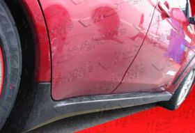 2008-2009 Mitsubishi EVO X 4dr OEM Carbon Fiber Side Skirts by ViS - VIS-08MTEV104DOE-004C