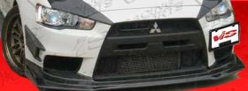 2008-2015 Mitsubishi EVO X 4dr Rally Carbon Fiber Front Lip by ViS - VIS-08MTEV104DRAL-011C