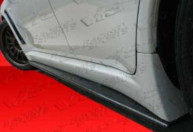 2008-2009 Mitsubishi EVO X 4dr OEM Carbon Fiber Side Diffusers - VIS-08MTEV104DRAL-074C