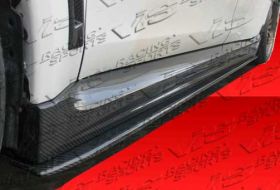 2008-2009 Mitsubishi EVO X OEM Carbon Fiber Side Skirts w/ Diffusers - VIS-08MTEV104DRAL-474C