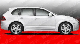 2008-2009 Porsche Cayenne 4dr A Tech Side Skirts by ViS - VIS-08PSCAY4DATH-004