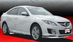 2009-2010 Mazda6 Series 4dr VIP FRP Ground Effects Kit by ViS - VIS-09MZ64DVIP-099