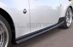 2009-2010 Nissan 370Z 2dr Techno R Carbon Fiber Side Skirts by ViS - VIS-09NS3702DTNR-004C