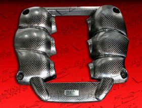 2009-2012 Nissan Skyline GT-R R35 OEM Carbon Fiber Engine Cover by ViS - VIS-09NSR352DOE-151C