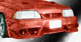 1987-1993 Ford Mustang GTX Style Front Bumper by ViS - VIS-87FDMUS2DXGT-001
