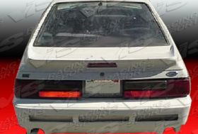 1987-1993 Ford Mustang 2dr 3dr Stalker FRP Rear Bumper by ViS - VIS-87FDMUS2DSTK-002