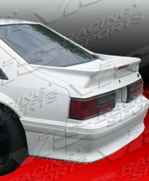 1987-1993 Ford Mustang 2dr 3dr Stalker 2 FRP Rear Bumper by ViS - VIS-87FDMUS2DSTK2-002