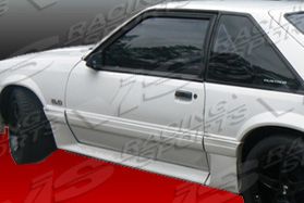 1979-1993 Ford Mustang 2dr Stalker 2 FRP Side Skirts by ViS - VIS-87FDMUS2DSTK2-004