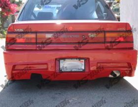 1988-1991 Honda Civic 4dr Xtreme Style Rear Bumper by ViS - 88HDCVC4DEX-002