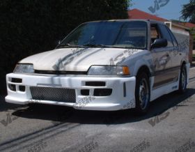 1988-1991 Honda Civic HB Z1Boxer Front Bumper by ViS - VIS-88HDCVCHBZ1-001