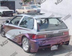 1988-1991 Honda Civic HB 2dr Xtreme Style Rear Bumper by ViS - 88HDCVCHBEX-002