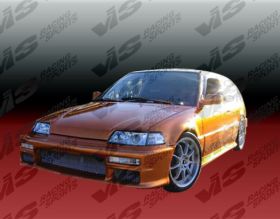 1988-1991 Honda Civic HB TechnoR Front Bumper by ViS - VIS-88HDCVCHBTNR-001