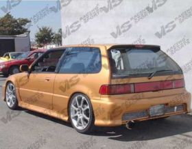 1988-1991 Honda Civic HB 2dr Techno R Style Rear Bumper by ViS - 88HDCVCHBTNR-002