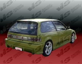 1988-1991 Honda Civic HB 2dr TSC Style Rear Bumper by ViS - 88HDCVCHBTSC-002