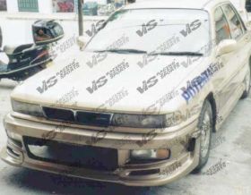 1989-1993 Mitsubishi Galant Cyber Front Bumper by ViS - VIS-88MTGAL4DCY-001