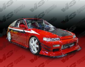 1988-1991 Honda Civic HB TechnoR Flared Front Bumper by ViS - VIS-88HDCVCTNRFD-001