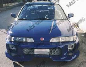 1990-1993 Acura Integra 2/4dr Kombat Style Front Bumper by ViS - VIS-90ACINT2DKOM-001