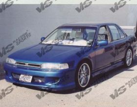1990-1993 Honda Accord 2/4dr Kombat Style Front Bumper by ViS - VIS-90HDACC2DKOM-001
