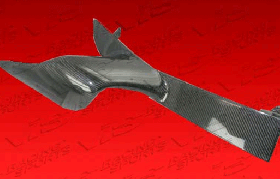 1990-1995 Toyota MR2 2dr Ballistix Carbon Fiber Engine Scoop by ViS - VIS-90TYMR22DBX-044LC