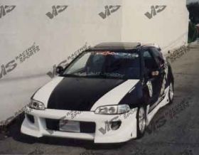 1992-1995 Honda Civic 2dr/HB BattleZ Front Bumper by ViS - VIS-92HDCVC2DBZ-001