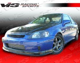 1992-1995 Honda Civic SP Carbon Fiber Front Lip Spoiler - VIS-92HDCVC2DSP-011C