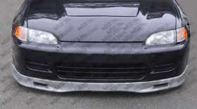 1992-1995 Honda Civic Type S Silver Carbon Fiber Front Lip - VIS-92HDCVC2DSPN-011S