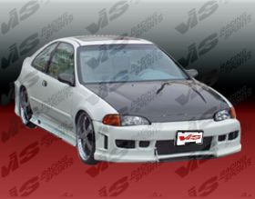 1992-1995 Honda Civic 2dr/HB Z1Boxer Front Bumper by ViS - VIS-92HDCVC2DZ1-001
