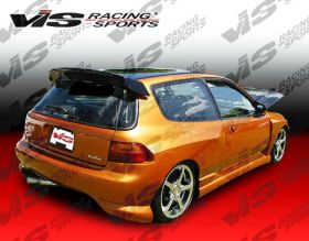 1992-1995 Honda Civic HB 2dr Ballistix Style Rear Bumper by ViS - 92HDCVC2DBX-001