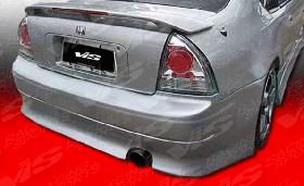 1992-1996 Honda Prelude 2dr V Speed Rear Bumper by ViS - VIS-92HDPRE2DVSP-002