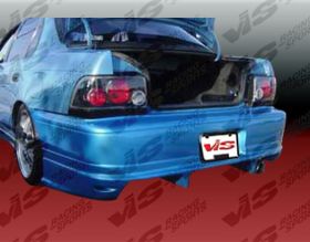 1993-1997 Toyota Corolla 4dr Ballistix Style Rear Bumper by ViS - 93TYCOR4DBX-002