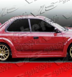 1993-2001 Subaru Impreza 2dr 4dr Viper FRP Side Skirts by ViS - VIS-93SBIMP4DVR-004