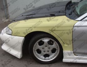 1994-1998 Ford Mustang ViS Bullet Front Fenders - VIS-94FDMUS2DBU-007