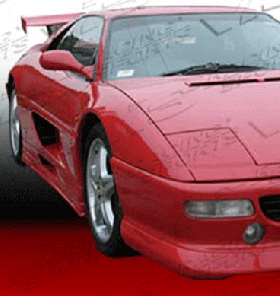 1994-1999 Ferrari F355 2dr Matrix Design Side Skirts by ViS - VIS-94FR3552DMAT-004