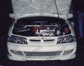 1994-1997 Honda Accord 2/4dr Fuzion Style Front Bumper by ViS - VIS-94HDACC2DFUZ-001