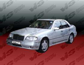 1994-2000 Mercedes Benz C-Class Euro Tech Front Bumper by ViS - VIS-94MEW2024DET-001