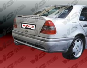 1994-2000 Mercedes W202 C Class 4dr Laser Style Rear Bumper by ViS - 94MEW2024DLS-002