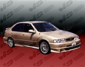 1995-1999 Nissan Sentra Xtreme Front Bumper by ViS - VIS-95NSSEN4DEX-001