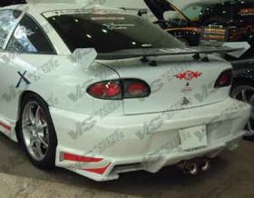 1995-2004 Chevrolet Cavalier Ballistix Style Rear Bumper by ViS - 00CHCAV2DBX-002