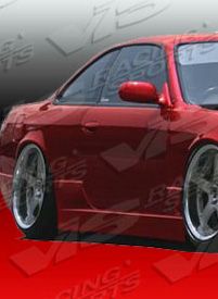 1995-1998 Nissan 240SX 2dr Super FRP Side Skirts by ViS - VIS-95NS2402DSUP-004