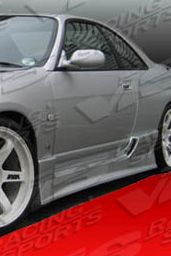 1995-1998 Nissan Skyline R33 GT-R 2dr Demon FRP Side Skirts by ViS - VIS-95NSR33GTRDEM-004